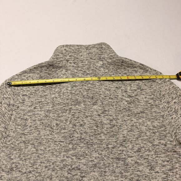 Beverly Hills Polo Club Sweater Men Sz XL Ivory Fleece Quarter-Zip Mock Neck NWT - Picture 4 of 12